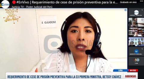 Betssy Chávez continuará recluida en el penal de Mujeres de Chorrillos
