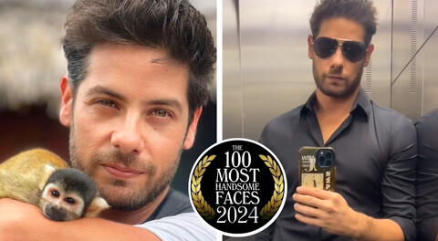 Andrés Wiese nominado a "Los 100 rostros masculinos más bellos del 2024"