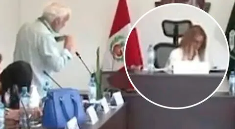 Teniente alcalde no soportó actitud de alcaldesa de San Isidro y renunció en vivo.