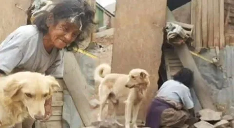 Mujer viven en situación de abandono y vecinos de Huaycán piden ayuda.