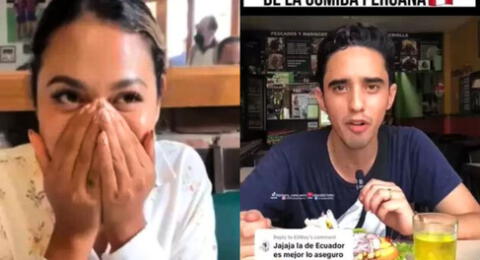 Ecuatorianos prueban comida peruana por primera vez y reacción es viral en TikTok.