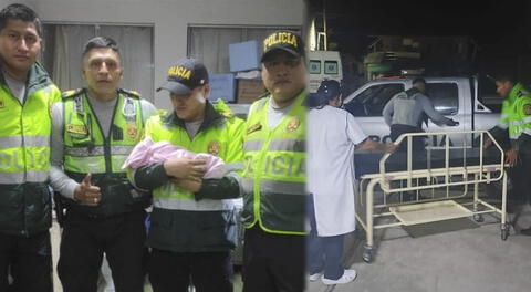 Policías de Huánuco se convierten en parteros y ayudan a gestante a dar a luz.