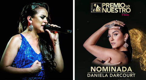 Conoce cómo votar por Daniela Darcourt en los Premios Lo Nuestro.