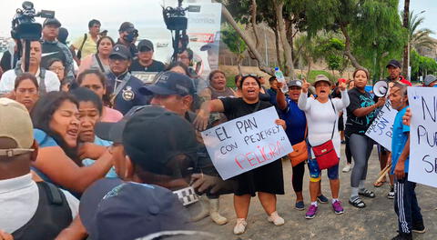 Pescadores se rehúsan a retirarse del lugar.