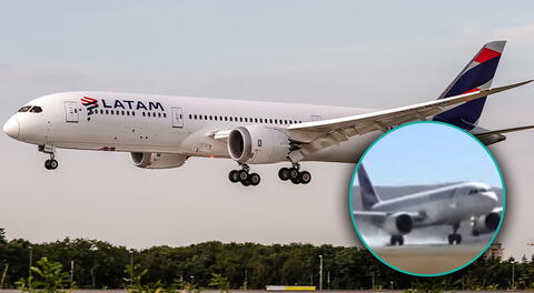 Avión de Latam realiza aterrizaje desesperado en Pisco