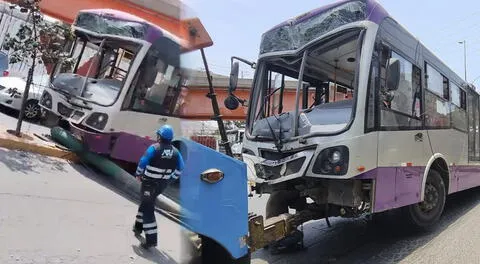 Corredor Morado protagoniza accidente en San Juan de Lurigancho.