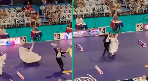 Son unos peruanos más. Esta pareja fue una de las más aclamadas en el Concurso Nacional de Marinera.
