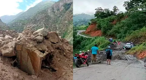 Hasta el momento no se registran heridos por el deslizamiento en Yauyos.