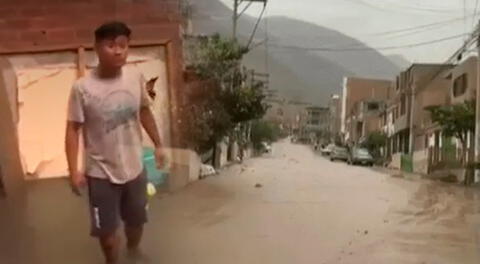 Se activaron las quebradas tras las fuertes lluvias en Lima.