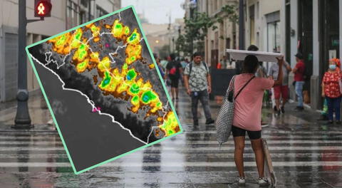 Uno de los factores que estaría afectando a estas lluvias en la capital es la intensidad de Dana Fausto.