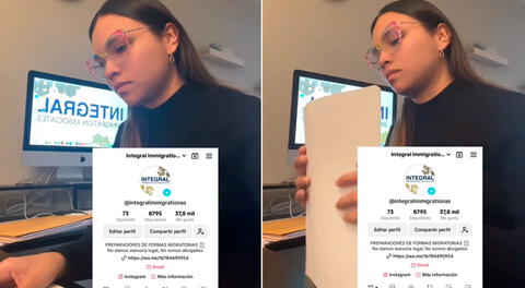 La joven colombiana compartió en TikTok información de su empresa.