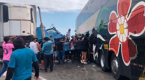 Accidente tránsito fue protagonizado por unidad de la empresa Flores.