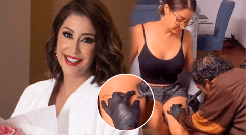 Karla Tarazona se hace un nuevo tatuaje romántico y deja en shock.