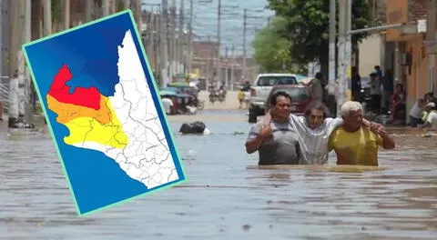 ¡Atención! Se esperan lluvias con descargas eléctricas y ráfagas de viento en el norte del país.