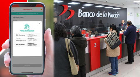 Banco de la Nación permite hacer transferencias interbancarias, pero tienen un monto del que no puedes excederte.