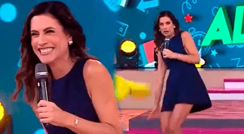 María Pía Copello pasa percance EN VIVO con su vestido: Mira lo que sucedió
