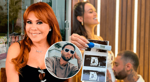 Magaly Medina se pronuncia sobre embarazo de Angie Arizaga.