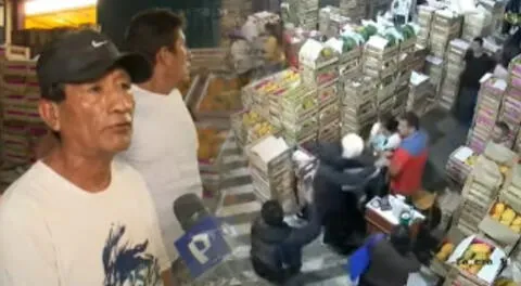 Comerciantes de Frutas son asaltados y pierden más de 20 mil soles.