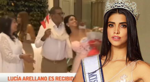 Lucía Arellano conmovida al ver a sus padres en India para la final del Miss Mundo 2024: “La mejor sorpresa”