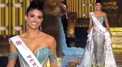 Lucía Arellano deslumbra al hacer su primera presentación en el Miss Mundo 2024