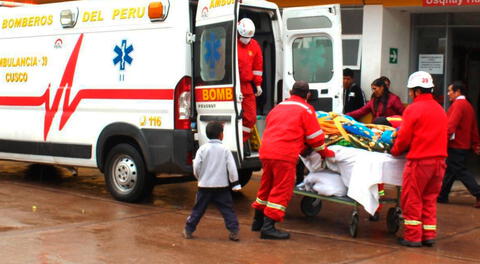 Mujer se encuentra internada con graves heridas en el Hospital Regional del Cusco.