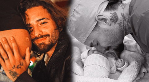 Maluma enternece las redes con el nacimiento de su hija Paris.