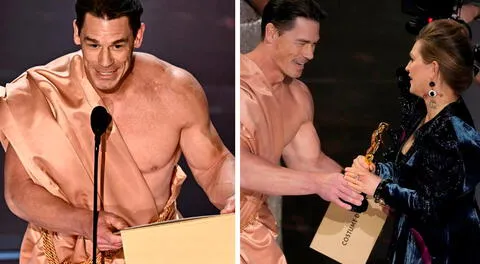 La IMPRESIONANTE verdad detrás del desnudo de John Cena en los Oscar 2024.