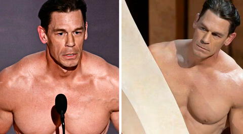 ¿John Cena realmente estuvo desnudo en los Oscar 2024? Imagénes del backstage lo revelan
