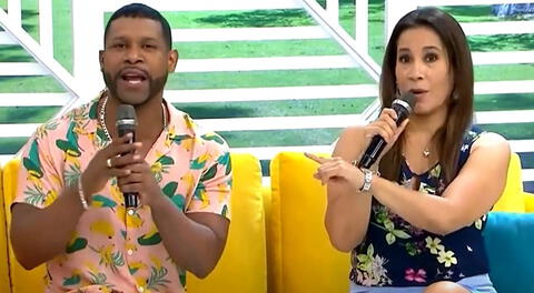 Lizbeth Cueva parcha EN VIVO a Giselo por burlas: “Ya sabes qué pasa cuando me faltan al respeto”