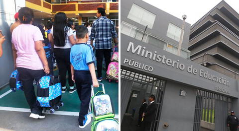 Más de 55 mil colegios en Perú volvieron a sus actividades académicas este 11 de marzo, según Minedu.