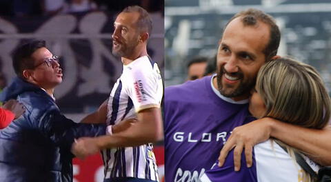 Hernán Barcos fue expulsado en el Alianza Lima vs. Cienciano y Giuli Cunha reaccionó.