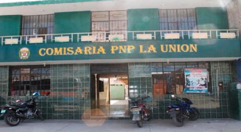 Agentes PNP trasladaron al acusado a la comisaría La Unión en Piura.