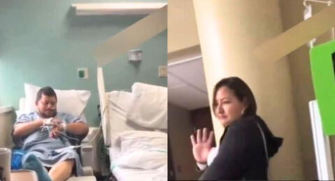 Amante visita a su pareja en el hospital y se encuentra con la esposa en la habitación.