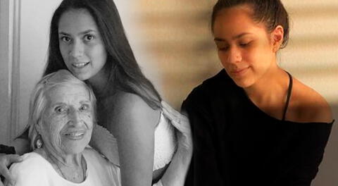 Gianella Marquina sufre por la pérdida de su bisabuela.