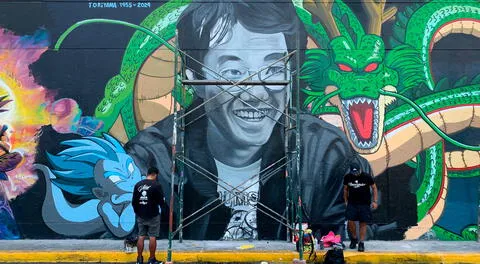 Inaugurarán mural de Dragon Ball en homenaje a Akira Toriyama.