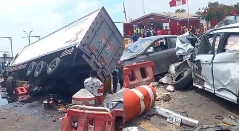 Accidente de tránsito ocurrió la tarde de este Domingo de Ramos.