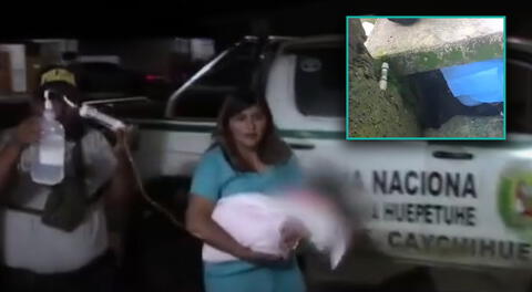 Bebé es rescatada tras ser abandonada por su madre en Madre de Dios.