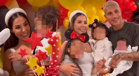 Paolo Guerrero y Ana Paula Consorte celebraron el primer cumpleaños de su primer bebé.