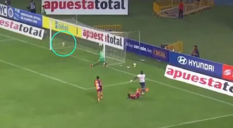 ¿Entró la pelota? Waterman fusila a Sotillo y corre a celebrar el gol pero lo anulan porque pelota no ingresó