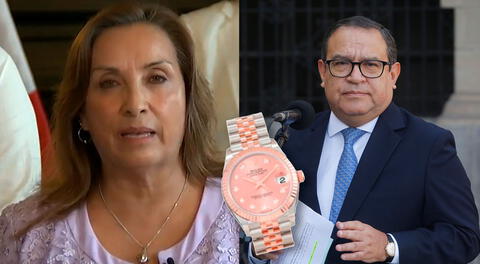 Dina Boluarte señaló que quien filtró la historia de los relojes Rolex la conoce de cerca.