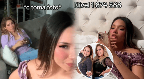 Alondra Huárac trolea a su mamá Lizet Soto al imitarla.