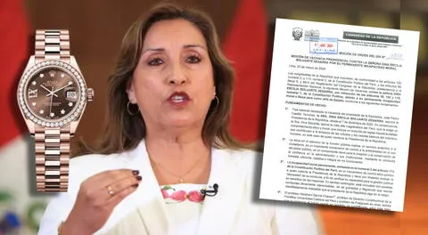 Congreso oficializa moción de vacancia contra Dina Boluarte.