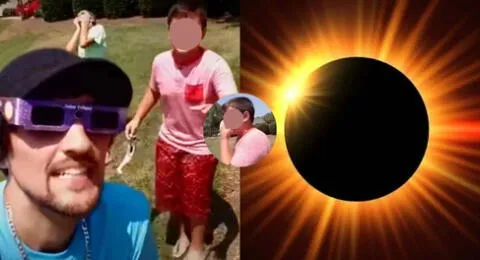 Niño se queda ciego tras quitarse los lentes en pleno eclipse solar y es viral en redes sociales.