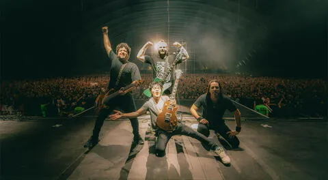 Sander Alex brilló en el concierto de Megadeth