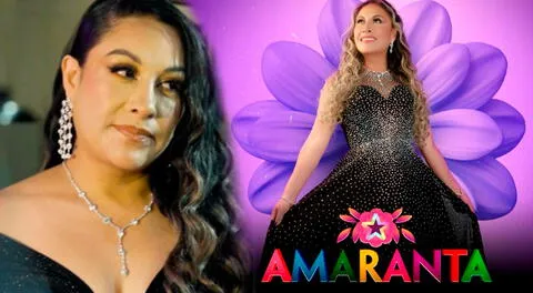 Karina Benites triunfa como la vocalista del grupo Amaranta.