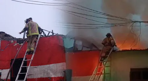 Cercado de Lima: Incendio consumió todo a su paso y dejó a una familia en la calle.