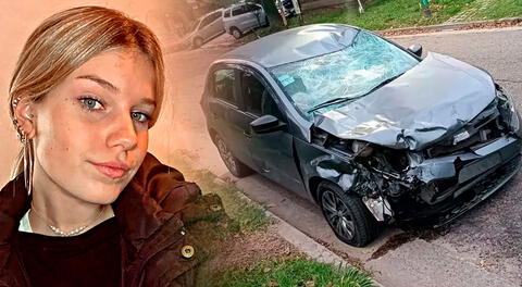 El polémico video de la influencer que cruzó en rojo y mató a un motociclista.