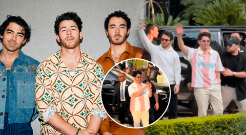 Jonas Brothers saludan a sus fans peruanas al llegar a nuestro país.