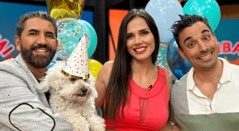 "Arriba mi gente" celebra segundo aniversario en Latina con Maju Mantilla, Santi Lesmes y Fernando Díaz.