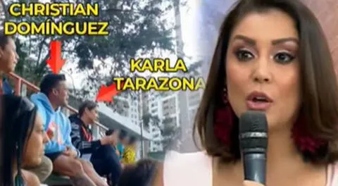 Karla Tarazona reveló por qué se la está viendo mucho más seguido con Christian Domínguez.